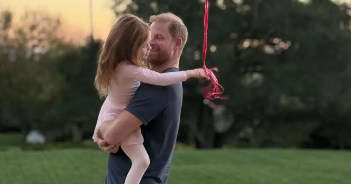 Meghan's Valentine post spotlights Lilibet in pink with balloons as Harry beams