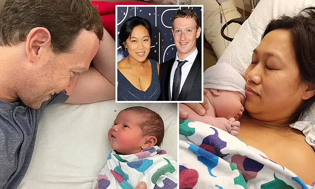 Mark Zuckerberg and Priscilla Chan welcome third daughter, Aurelia.