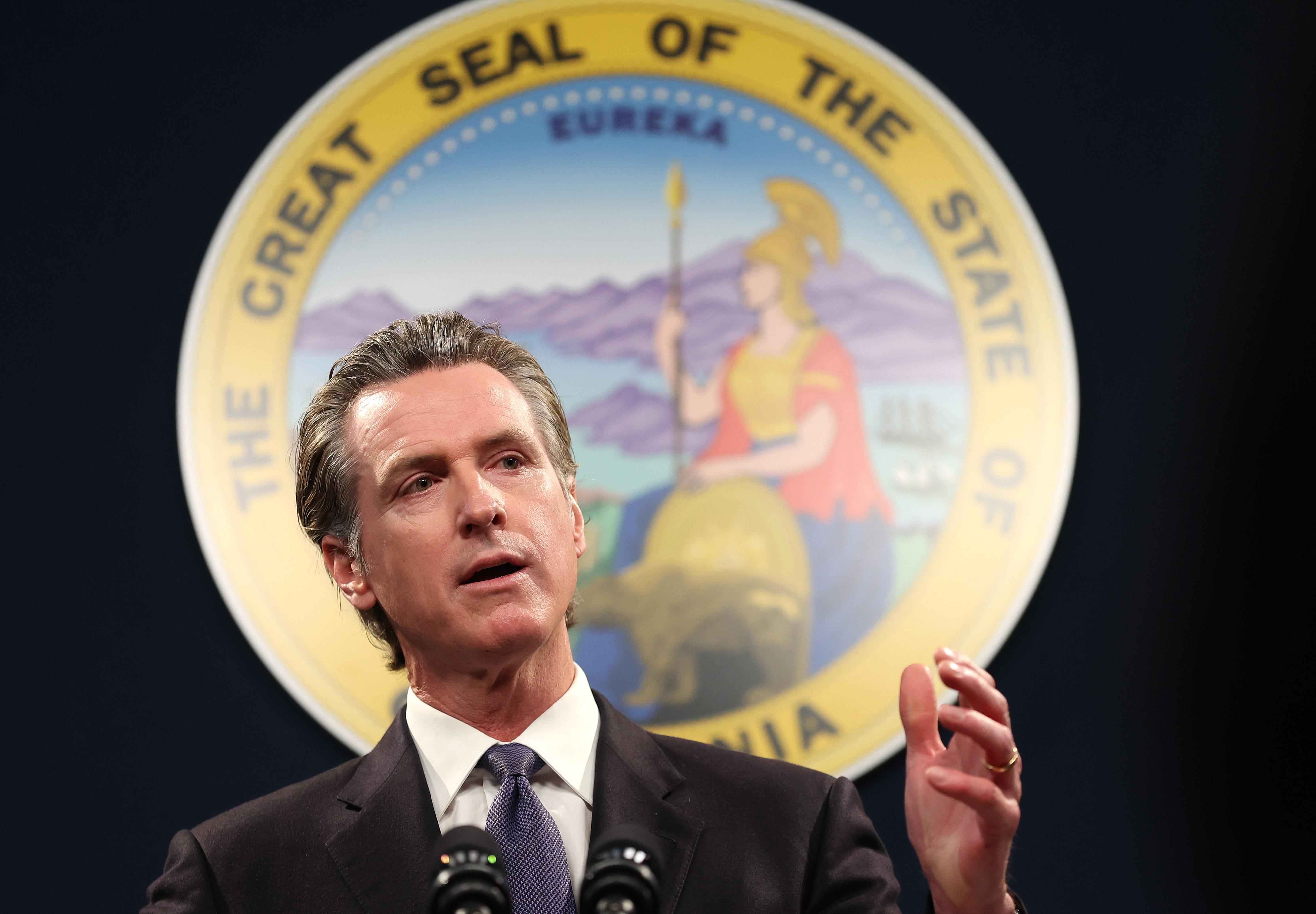 Featured image for Governor Newsom Criticizes Blackburn's Vote on Gun Control After Nashville Shooting