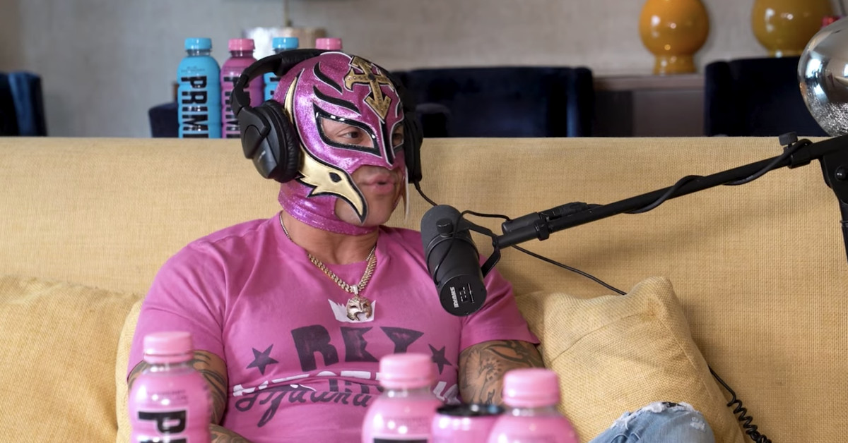 Rey Mysterio Considers Mask vs. Hair Match with Son Dominik.