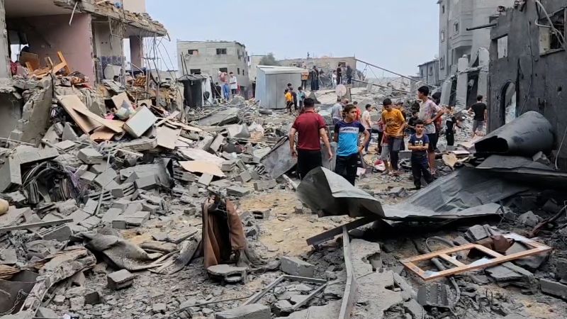 Devastating Airstrikes Leave Al-Shati Refugee Camp in Ruins: Drone Footage Reveals Extensive Damage