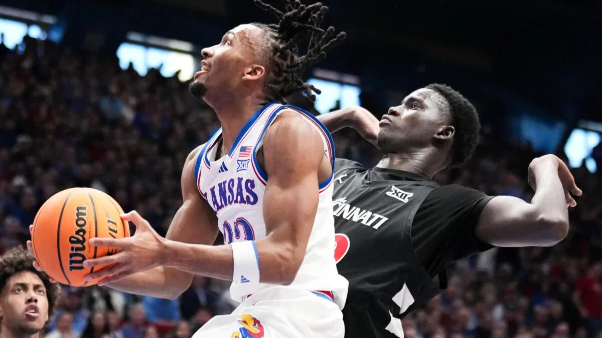 Model-powered bracket sees Kansas as No. 4 seed in 2026 NCAA tournament, with upsets ahead