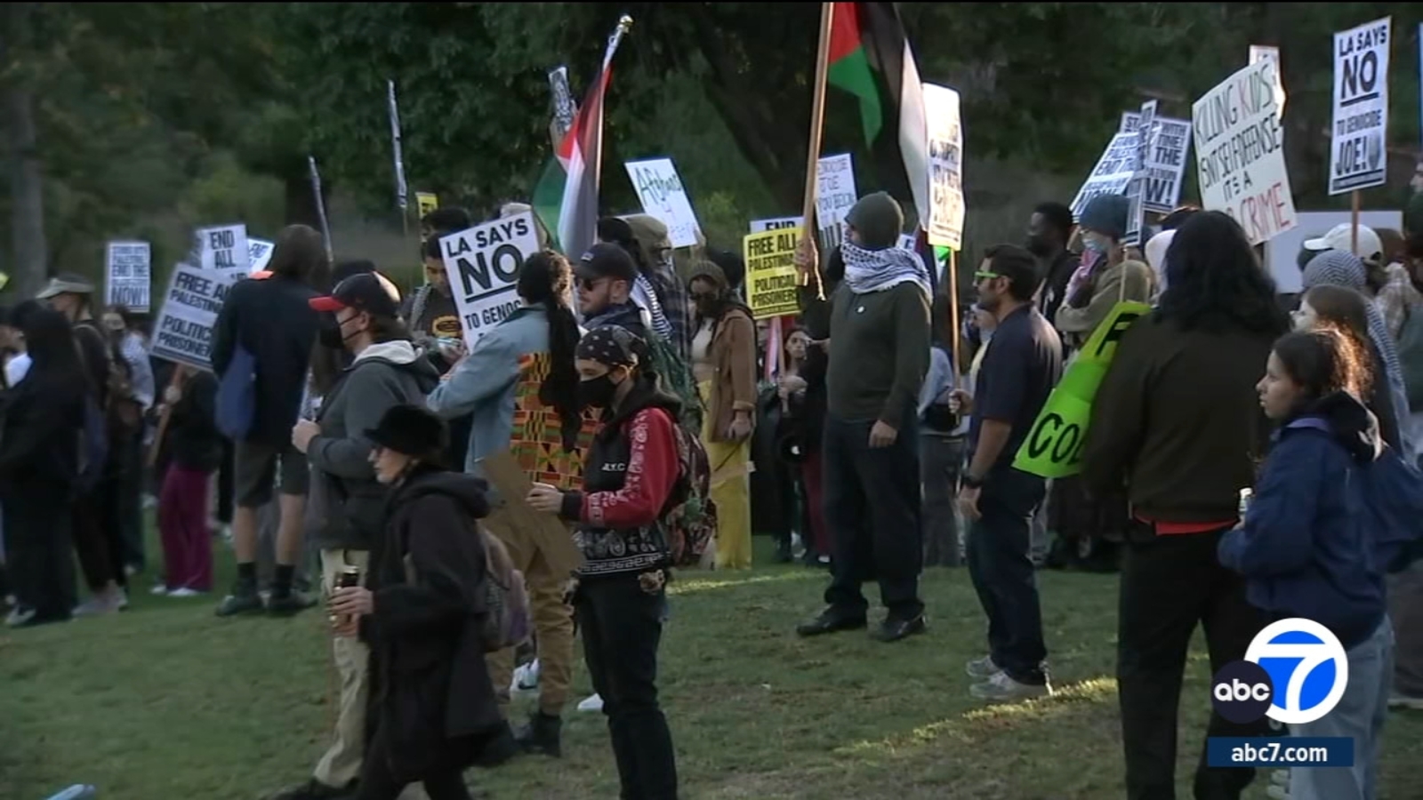 "Protests and Controversies Surround Joe Biden's Visit to Los Angeles"
