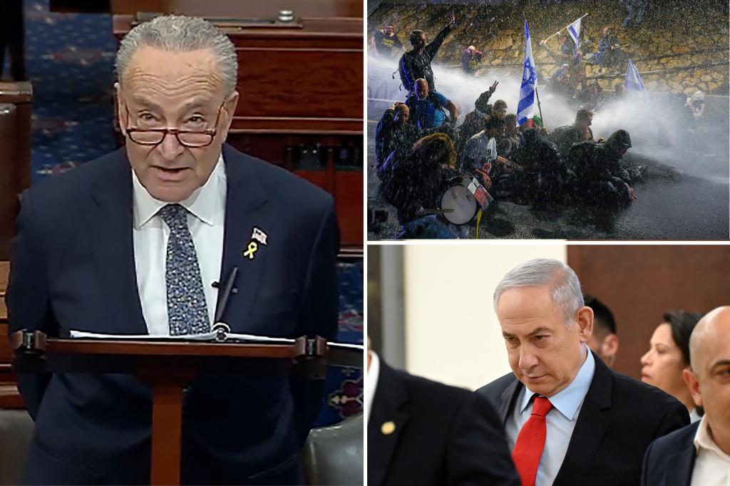 "Schumer's Call for New Israeli Election Sparks Controversy"