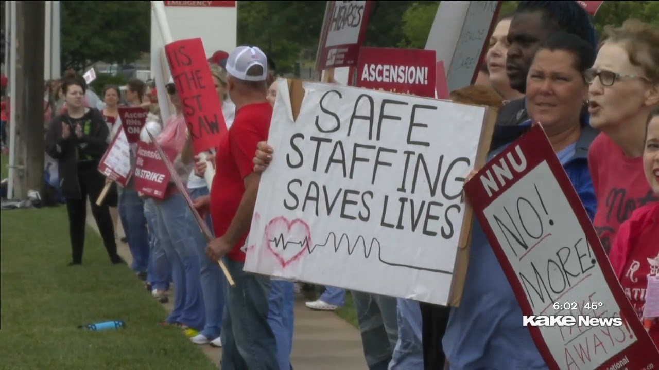 Featured image for Nurses in Wichita and Texas unite for one-day strike over unsafe conditions and contract negotiations