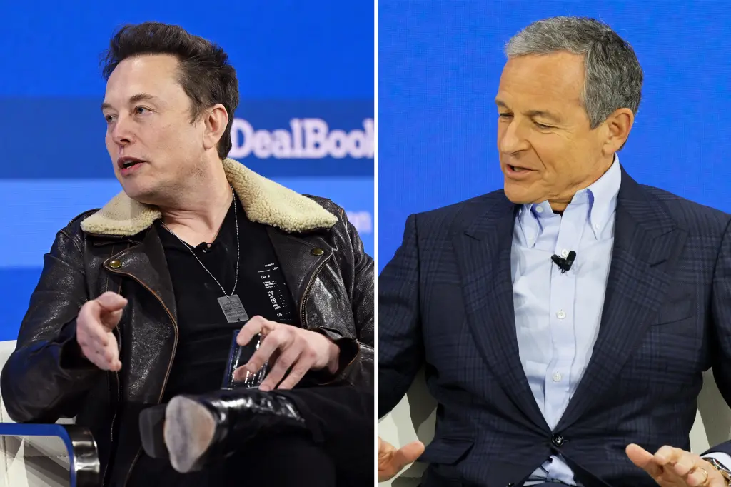 "Elon Musk Urges Disney to Fire CEO Bob Iger Over Ad Pullback"