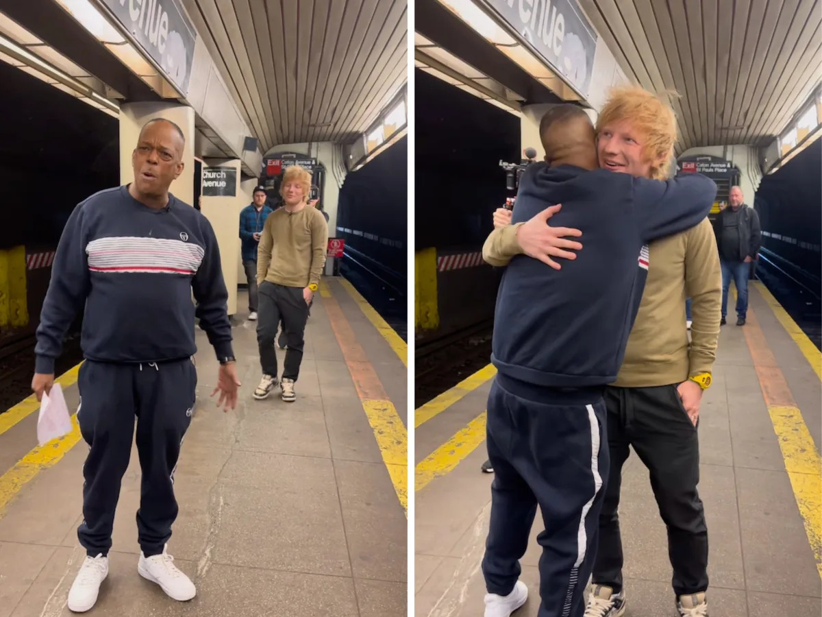 Ed Sheeran Surprises Subway Singer with Tickets to Show and Joins Him for Performance