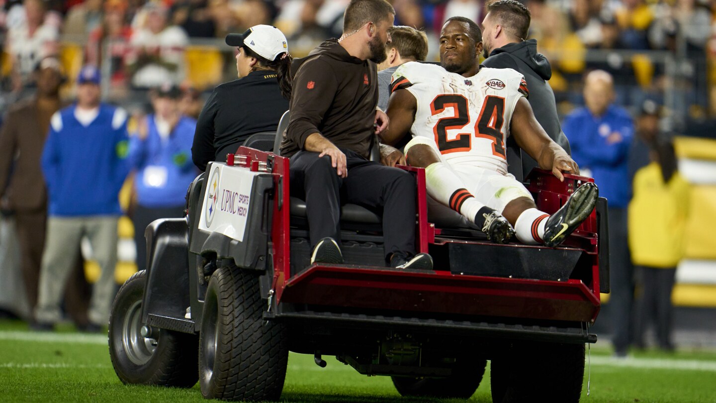 "Nick Chubb's Season-Ending Knee Injury Sparks Controversy and Support"