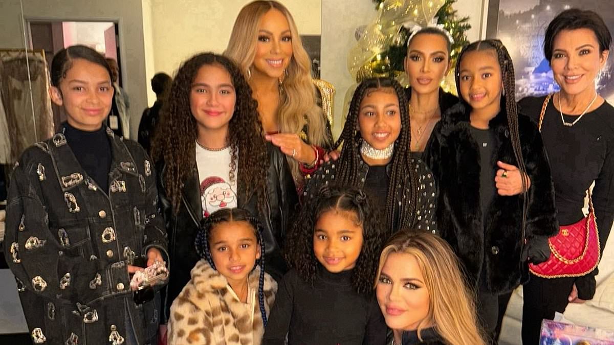 Featured image for "Kim Kardashian's Family Joins Mariah Carey for a Memorable Christmas Concert"
