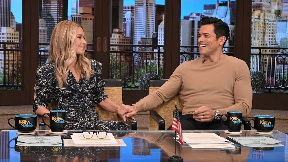 Featured image for "Mark Consuelos Celebrates One-Year Co-Hosting Anniversary on 'Live With Kelly & Mark' Amid Strong Daytime Audience Retention"