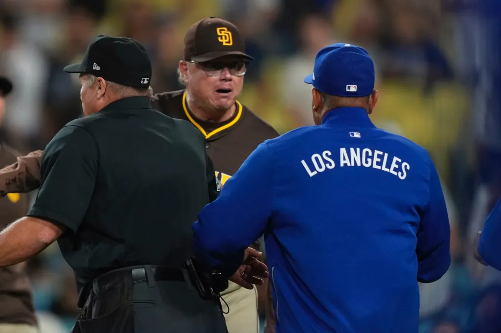 Featured image for Padres and Dodgers Clash in Tense Series with Key Player Performances and Ejections