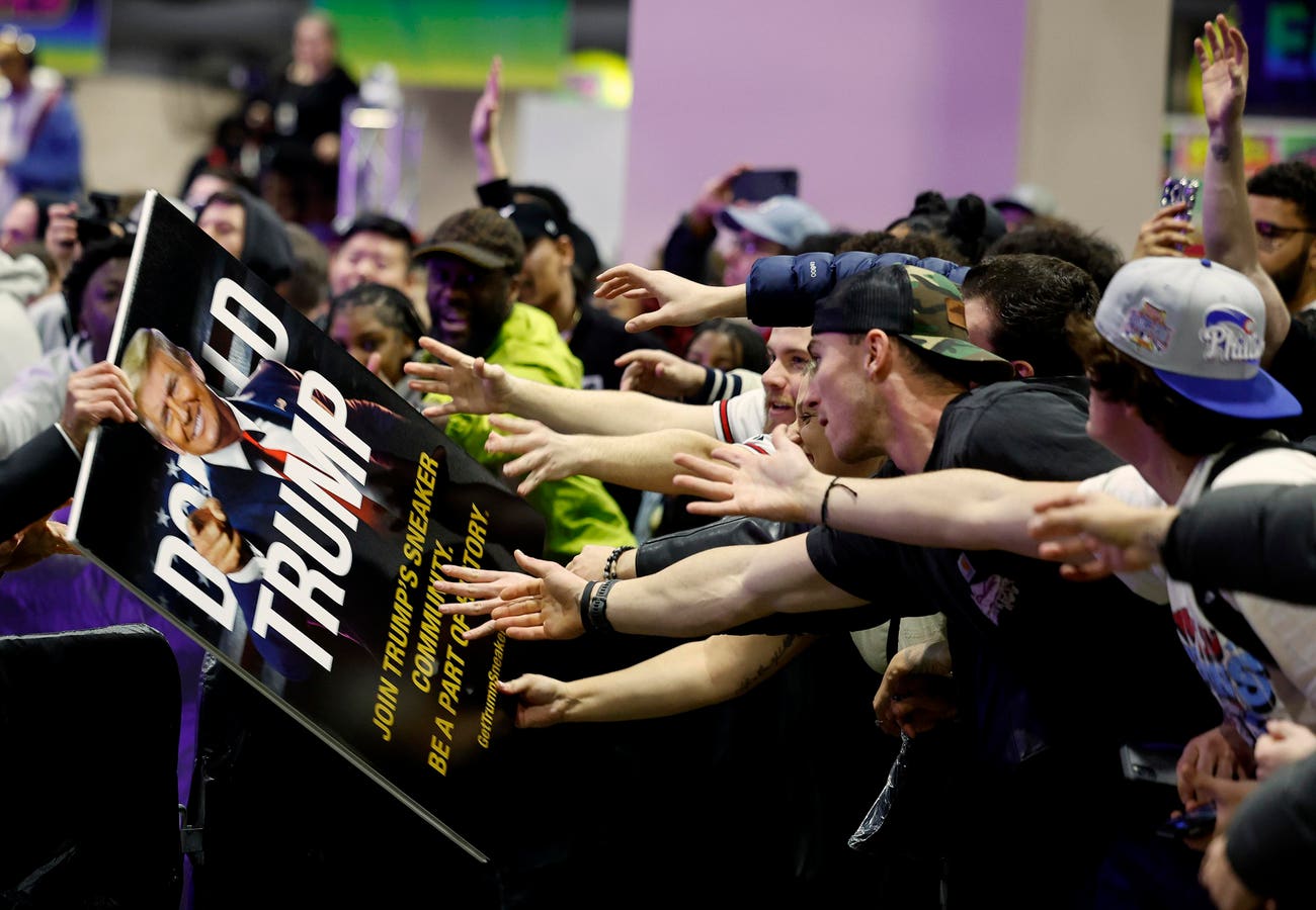 Featured image for "Trump's Surprise Sneaker Line Launch Sparks Emotional Reactions at Convention"