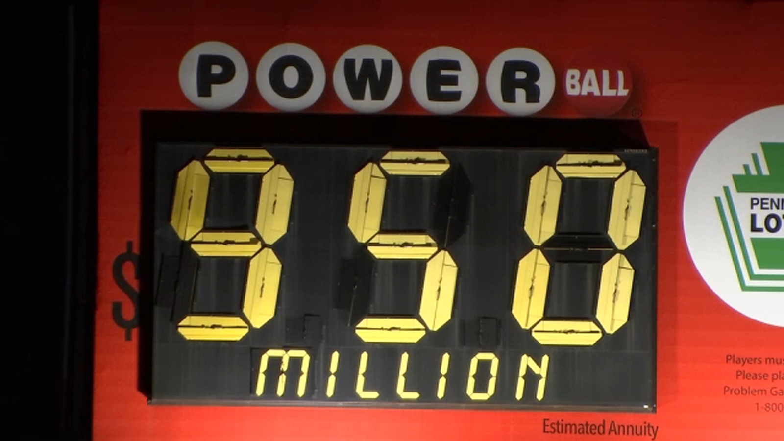 Powerball Jackpot Rises to $950 Million After No Wednesday Winners