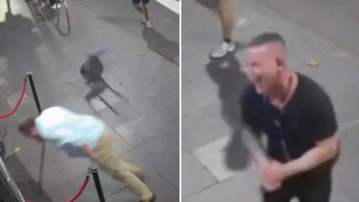 Friend’s misthrown chair knocks man out outside Melbourne club