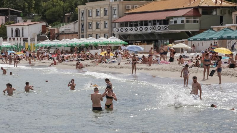 Odesa Beaches Reopen Amidst Russian Invasion