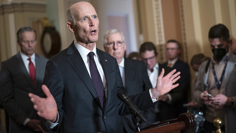 "Rick Scott Throws Support Behind Trump, Snubbing DeSantis"