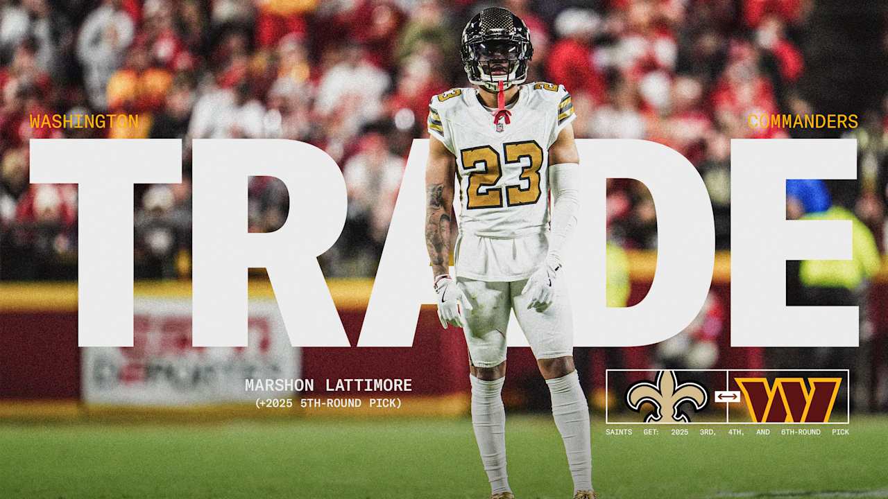 Commanders Trade for Star CB Marshon Lattimore
