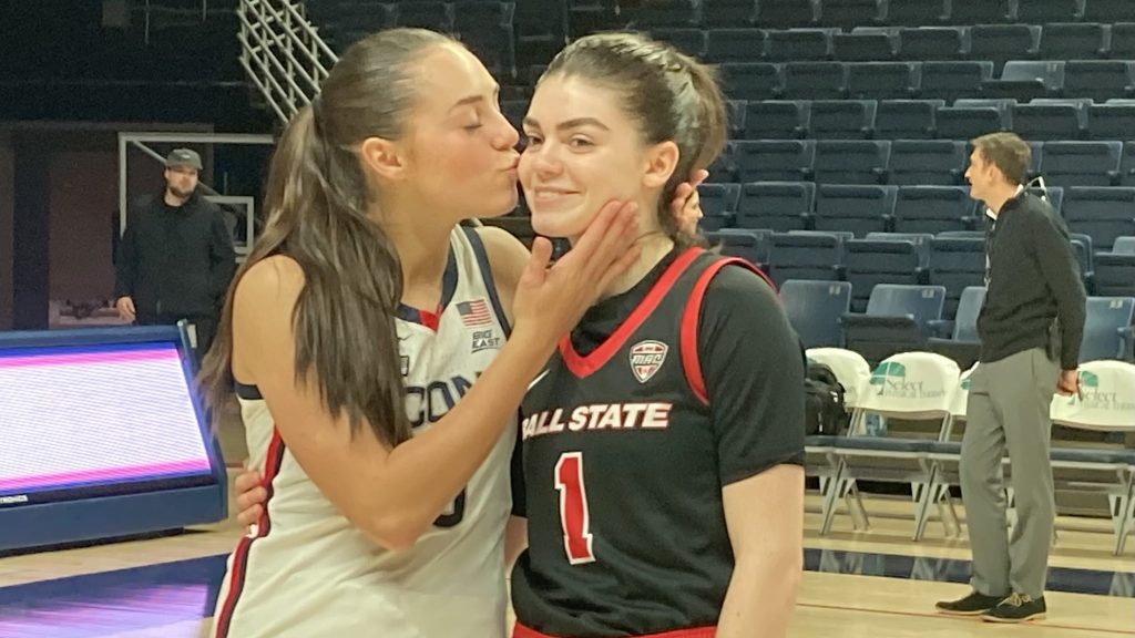 Featured image for UConn Women's Basketball: Muhl Family's Journey and Reunion with Ball State