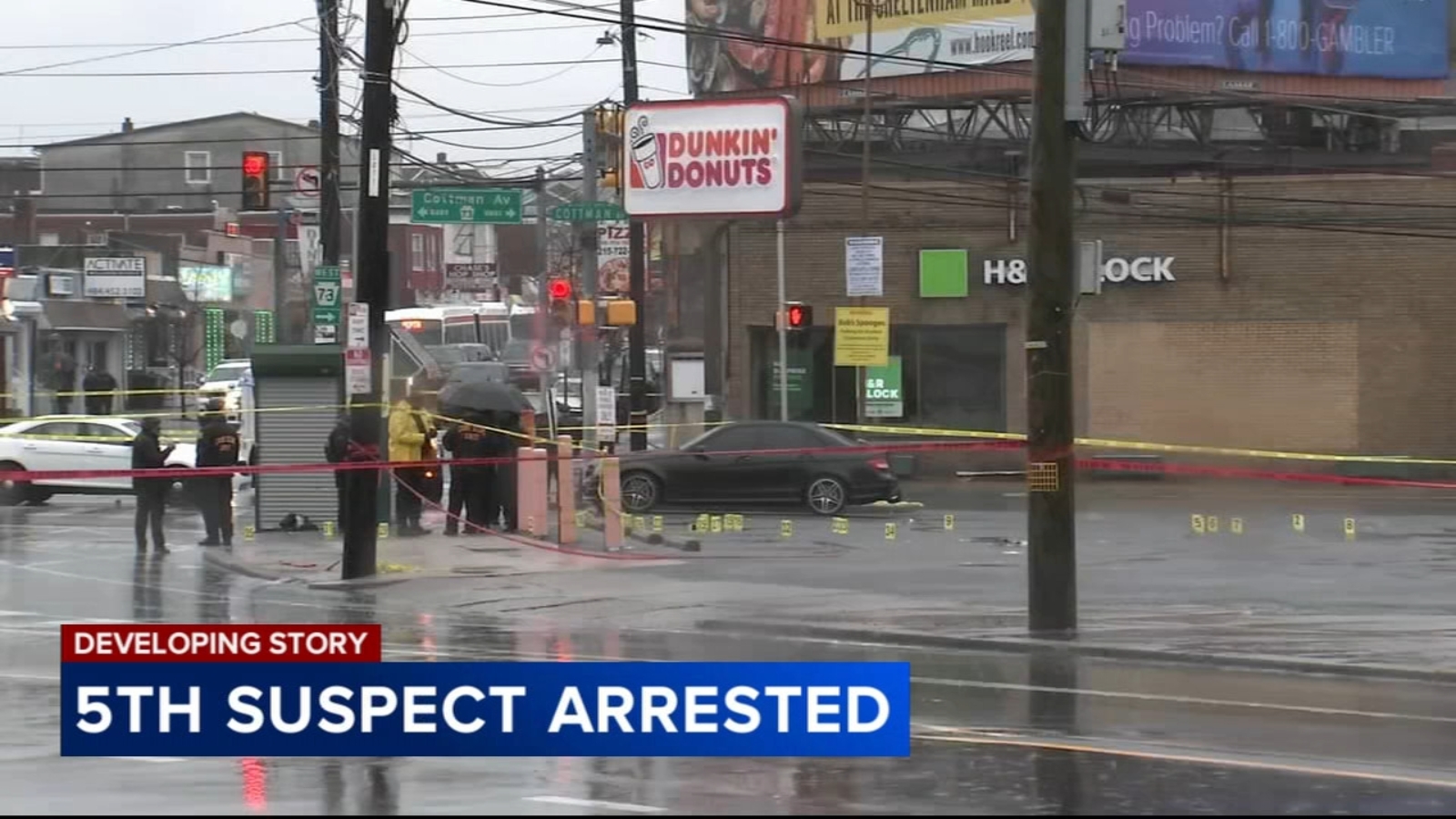 "Philadelphia Police Arrest 5th Suspect in SEPTA Bus Stop Shooting Injuring 8 High School Students"