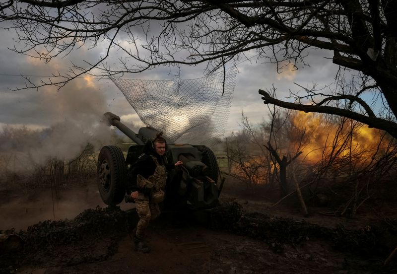 Ukrainian forces reclaim territory from Russian troops in Bakhmut.