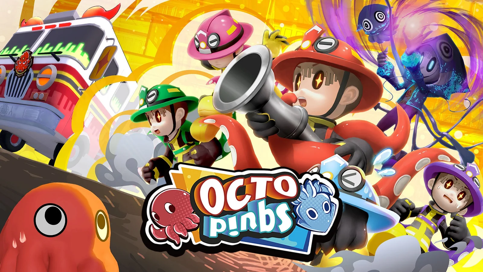 OCTOPinbs pits firefighters against arsonists in a 3–10 player PC social-deduction showdown