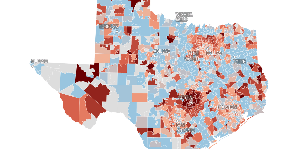 12 maps reveal bizarre housing market trends.