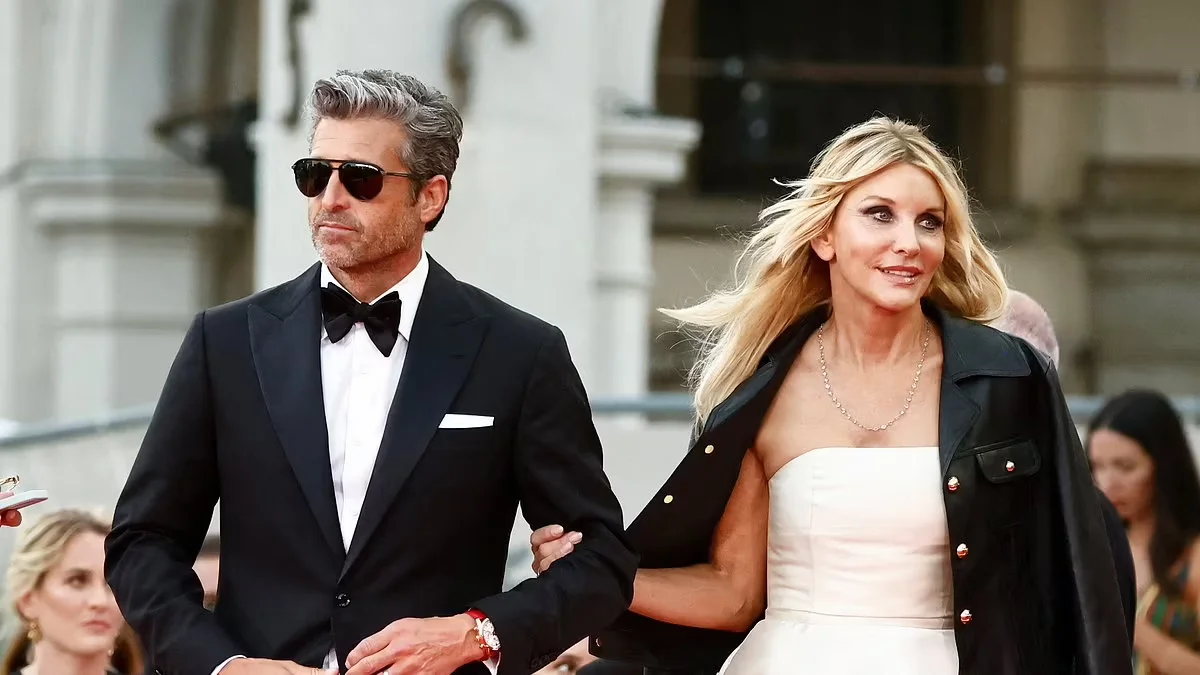 "Patrick Dempsey and Jillian Fink grace Venice Film Festival together"