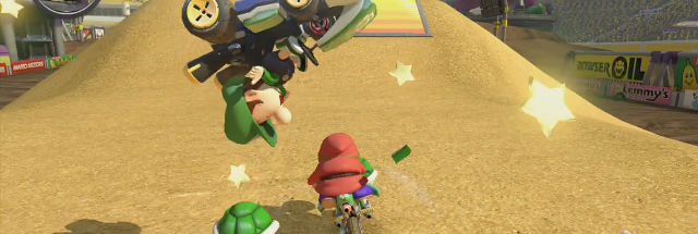 Featured image for "Controversial "Sandbagging" Strategy Nerfed in Mario Kart 8 Update"
