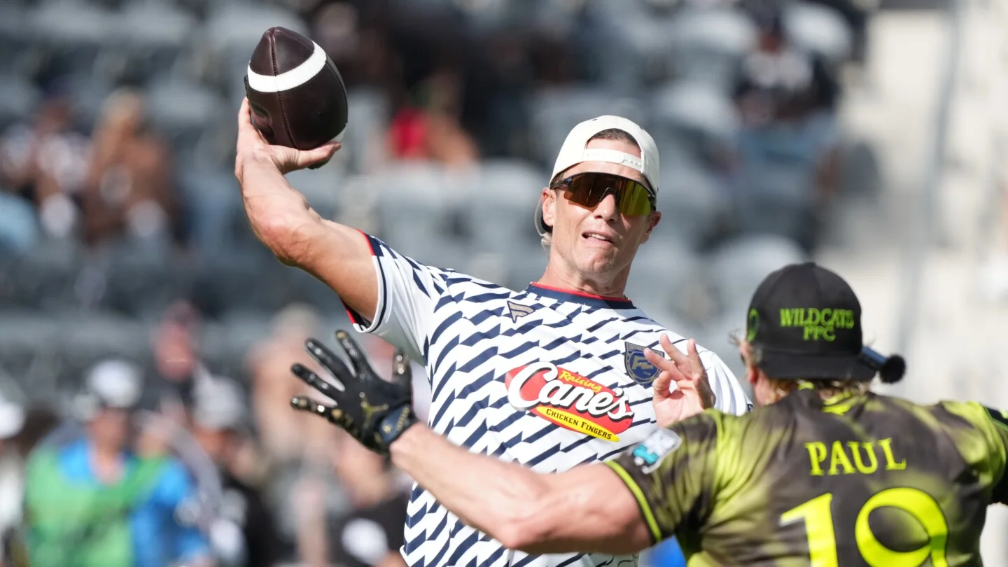 Brady sparks return chatter after flag-football showcase