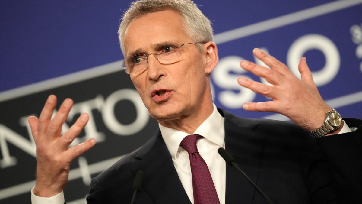 NATO leaders discuss Ukraine and alliance support.