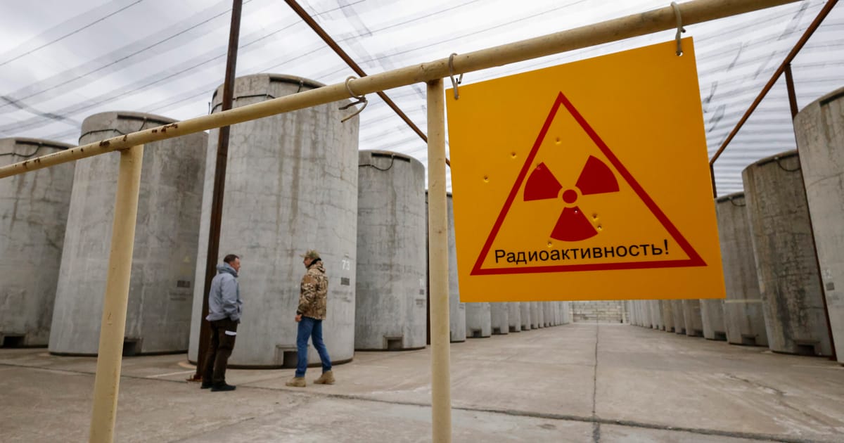 Russia evacuates town near nuclear plant in Ukraine amid tensions.