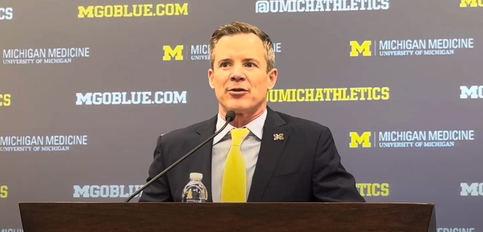 Featured image for "Dusty May's Impact: Key Takeaways from His Introduction as Michigan's New Basketball Head Coach"