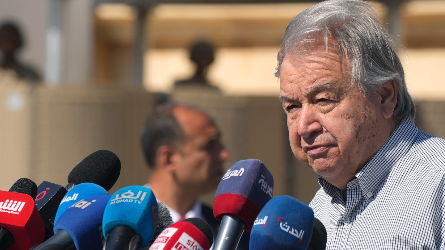 Featured image for "U.N. Chief's Visit to Gaza Border Amid Cease-Fire Resolution Veto"