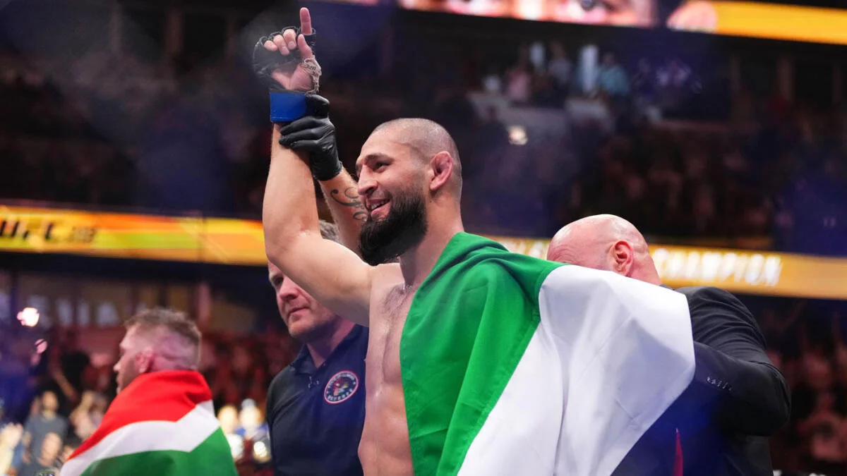 Featured image for Khamzat Chimaev Dominates at UFC 319, Secures Middleweight Title