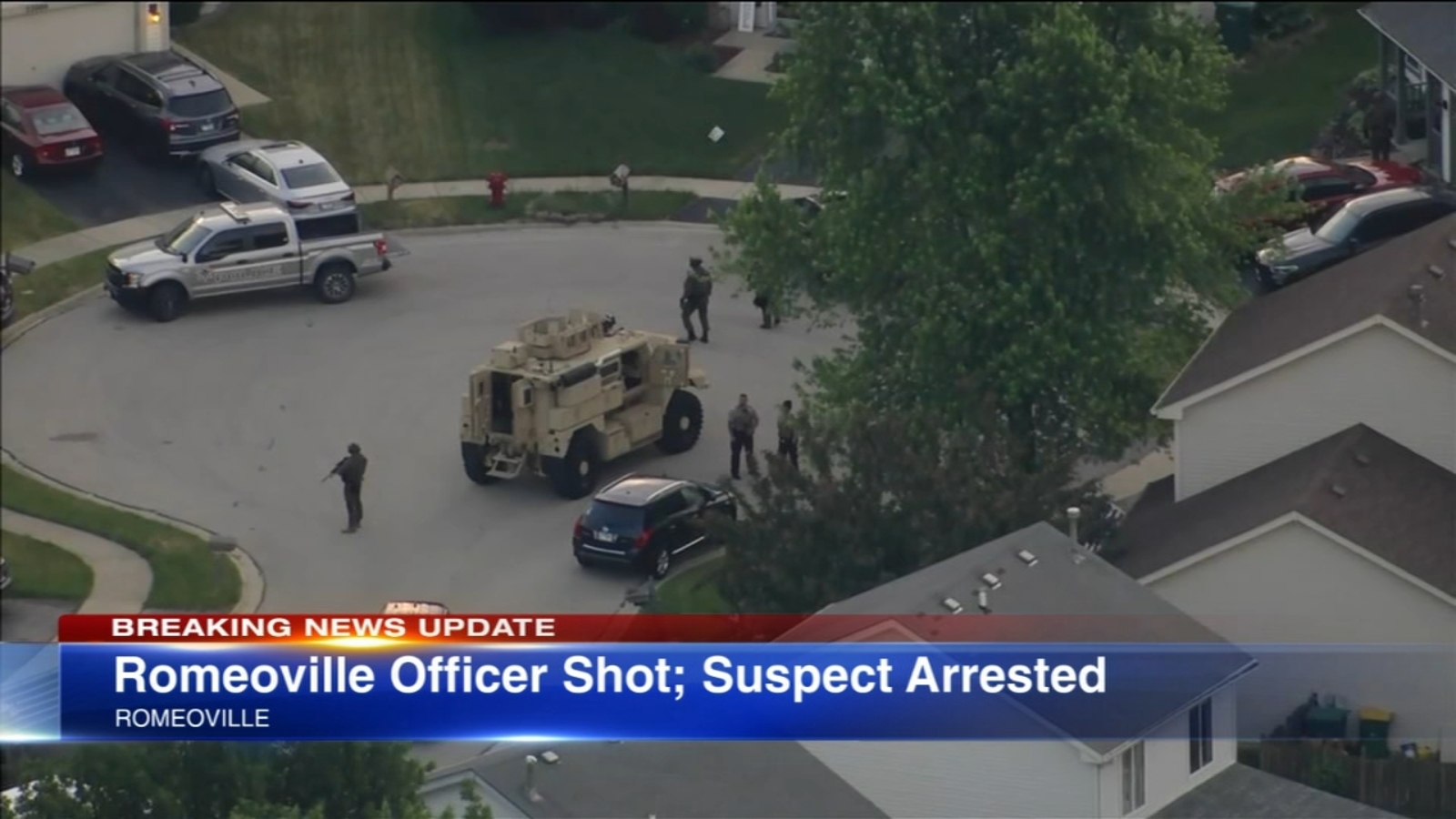Police Officer Shot in Romeoville, Suspect in Custody After Manhunt