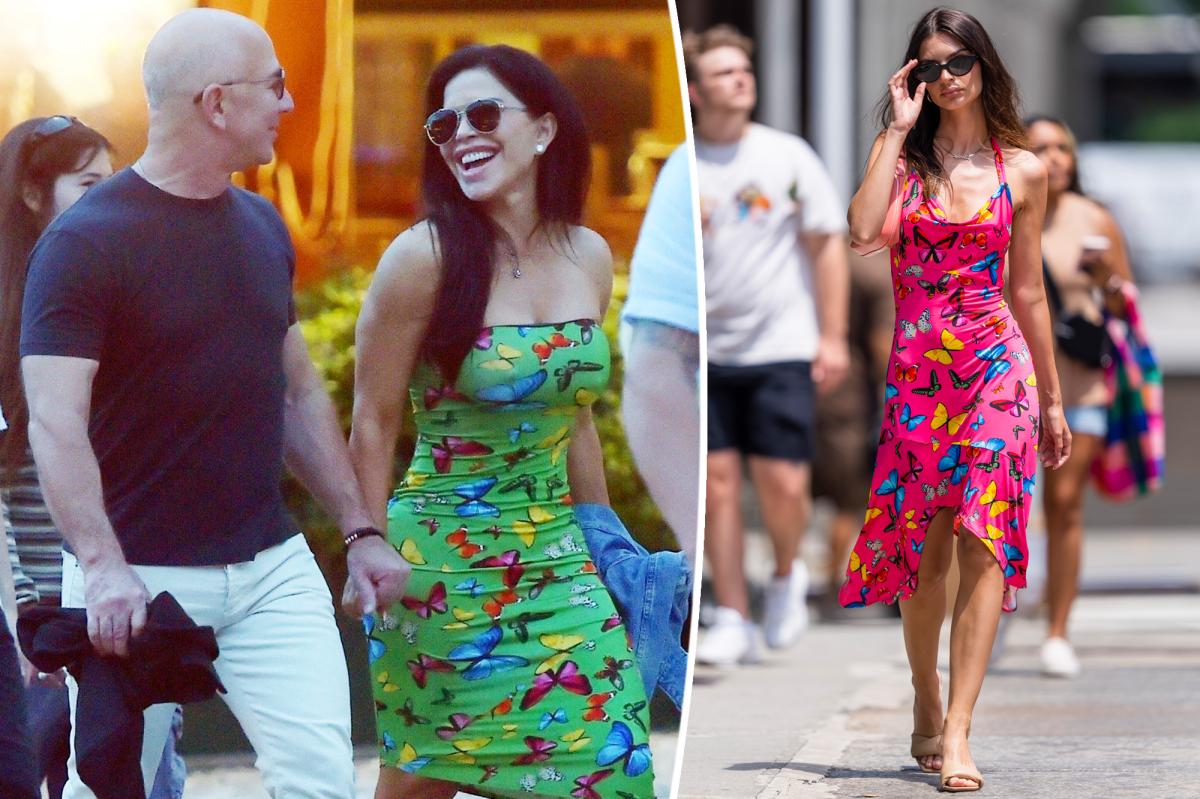 "Lauren Sanchez's Butterfly Dress Obsession and Italian Stepmom Duties with Jeff Bezos"