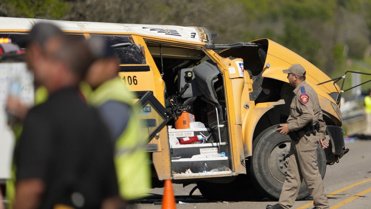 Featured image for Tragic Accident: Cement Truck Collides with Texas School Bus, Killing 2 Pre-K Students