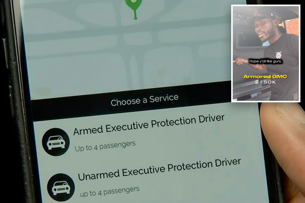 Black Wolf ride-sharing app brings armed drivers to NYC.