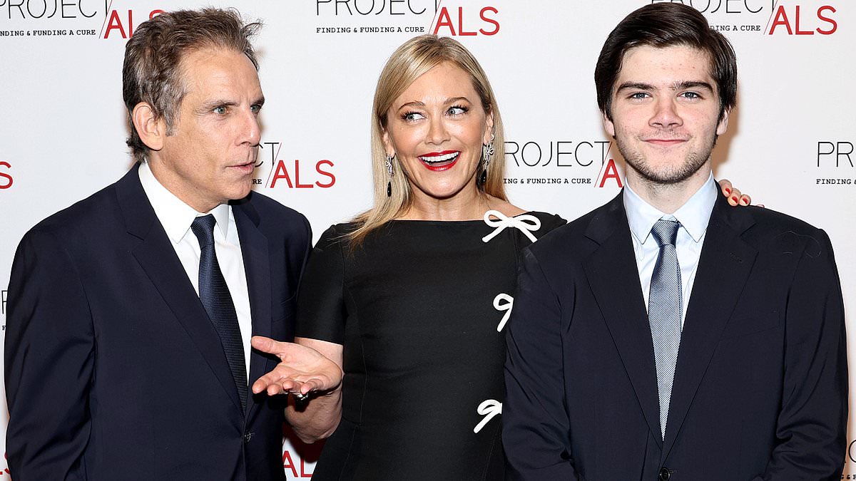 Featured image for "Ben Stiller and Christine Taylor's Rare Red Carpet Reunion with Son Quinlin"