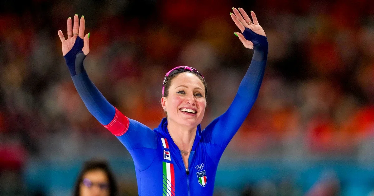 Italy's Lollobrigida wins Olympic gold on 35th birthday, sets 3000m record