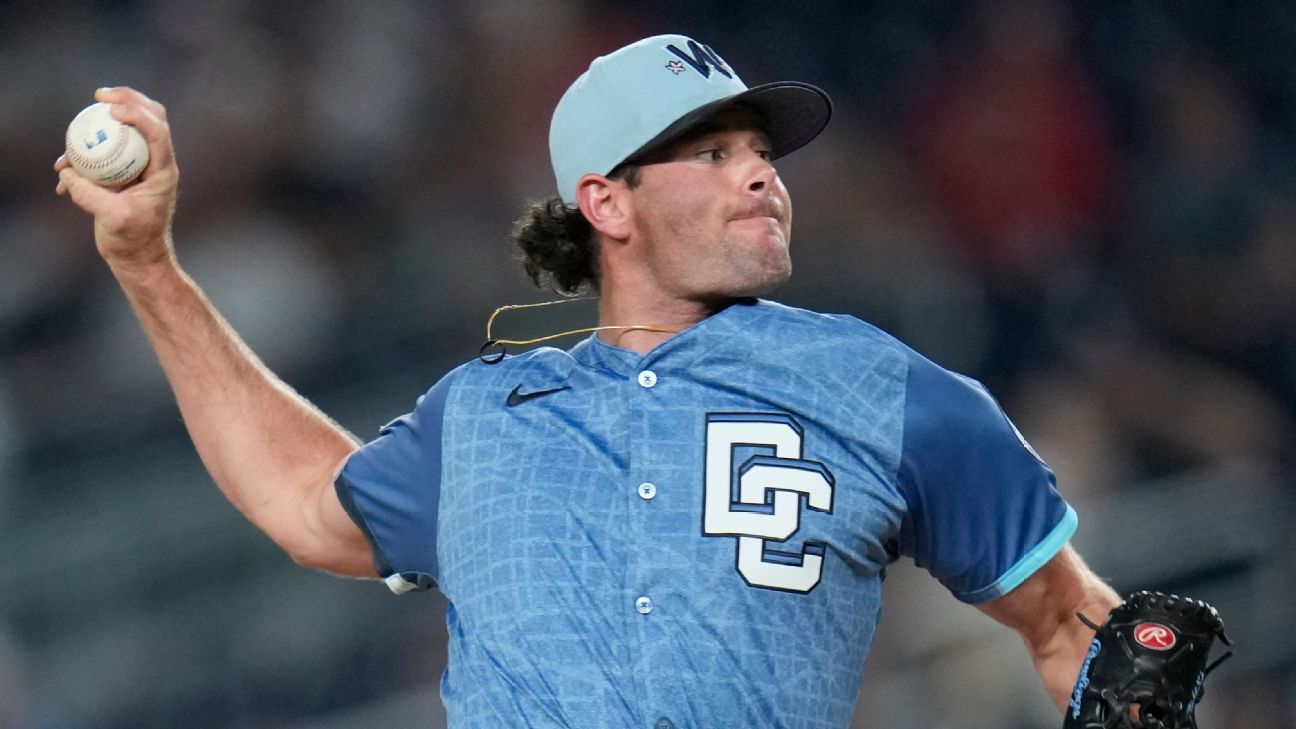 Featured image for Tigers acquire reliever Kyle Finnegan from Nationals