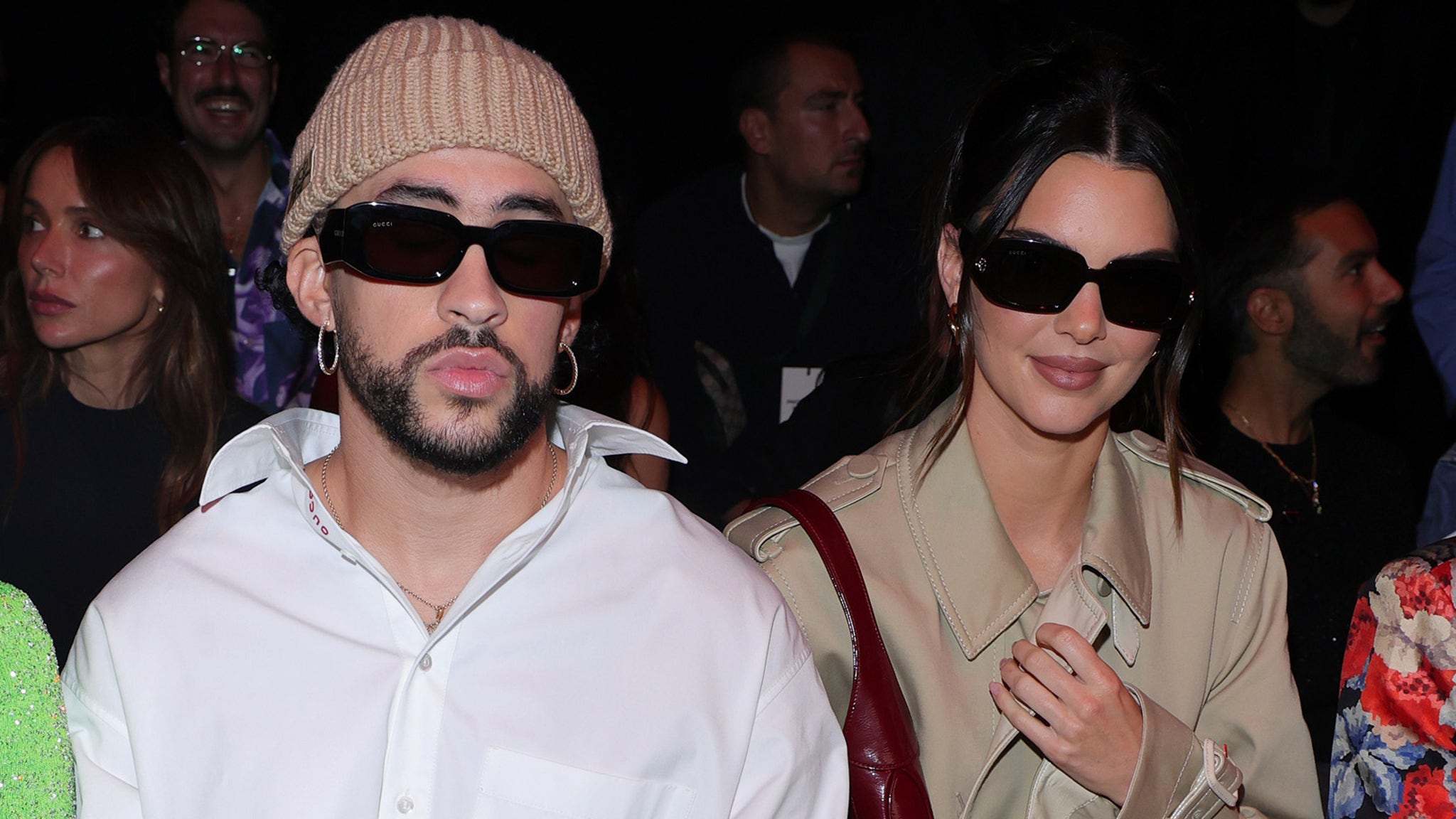 Featured image for "Kendall Jenner and Bad Bunny's Sizzling Gucci Campaign Fuels Romance Rumors"