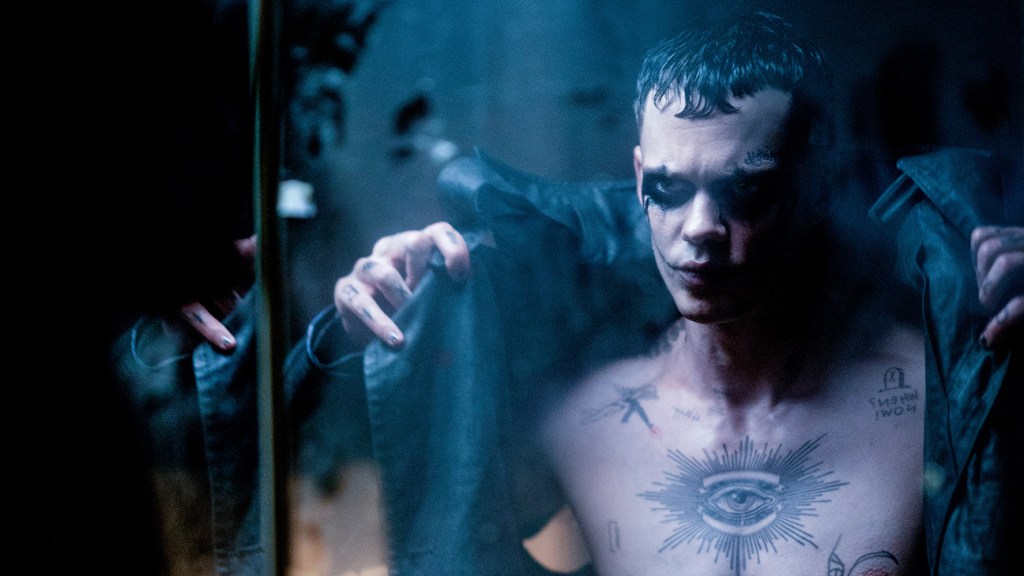 Featured image for Bill Skarsgård Seeks Bloody Revenge in 'The Crow' Remake Trailer