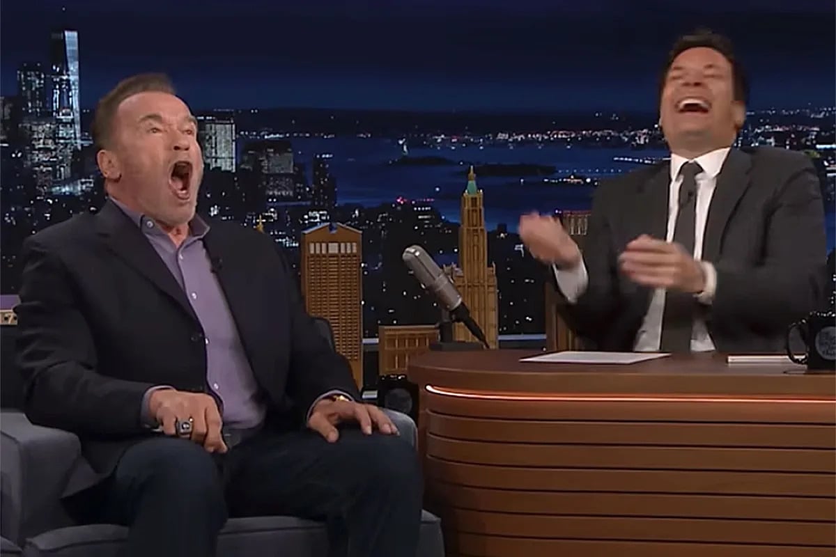 Featured image for Arnold Schwarzenegger Shares Oatmeal Treats with Grandchildren and Pets