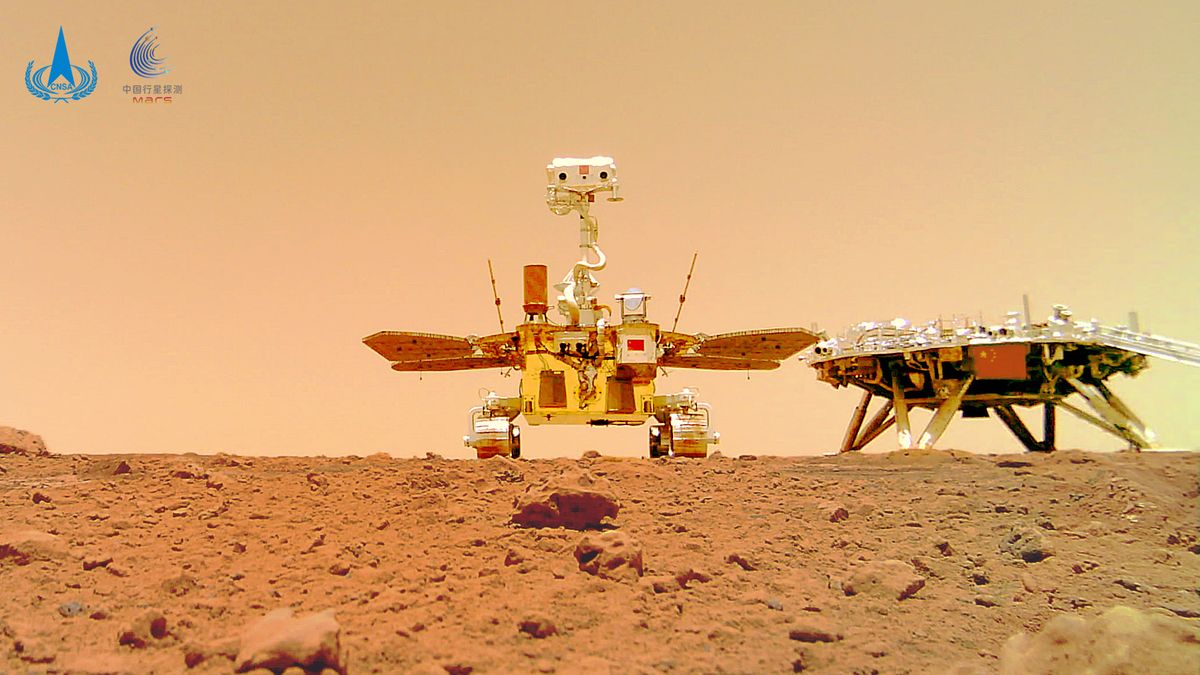 Featured image for Chinese Mars Rover Discovers Evidence of Recent Water Activity on Red Planet