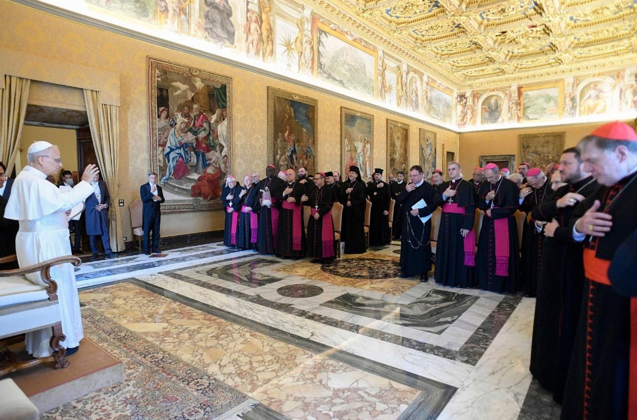 Featured image for Pope Leo XIV Inspires Faith, Hope, and Joy in Church Leaders and Seminarians