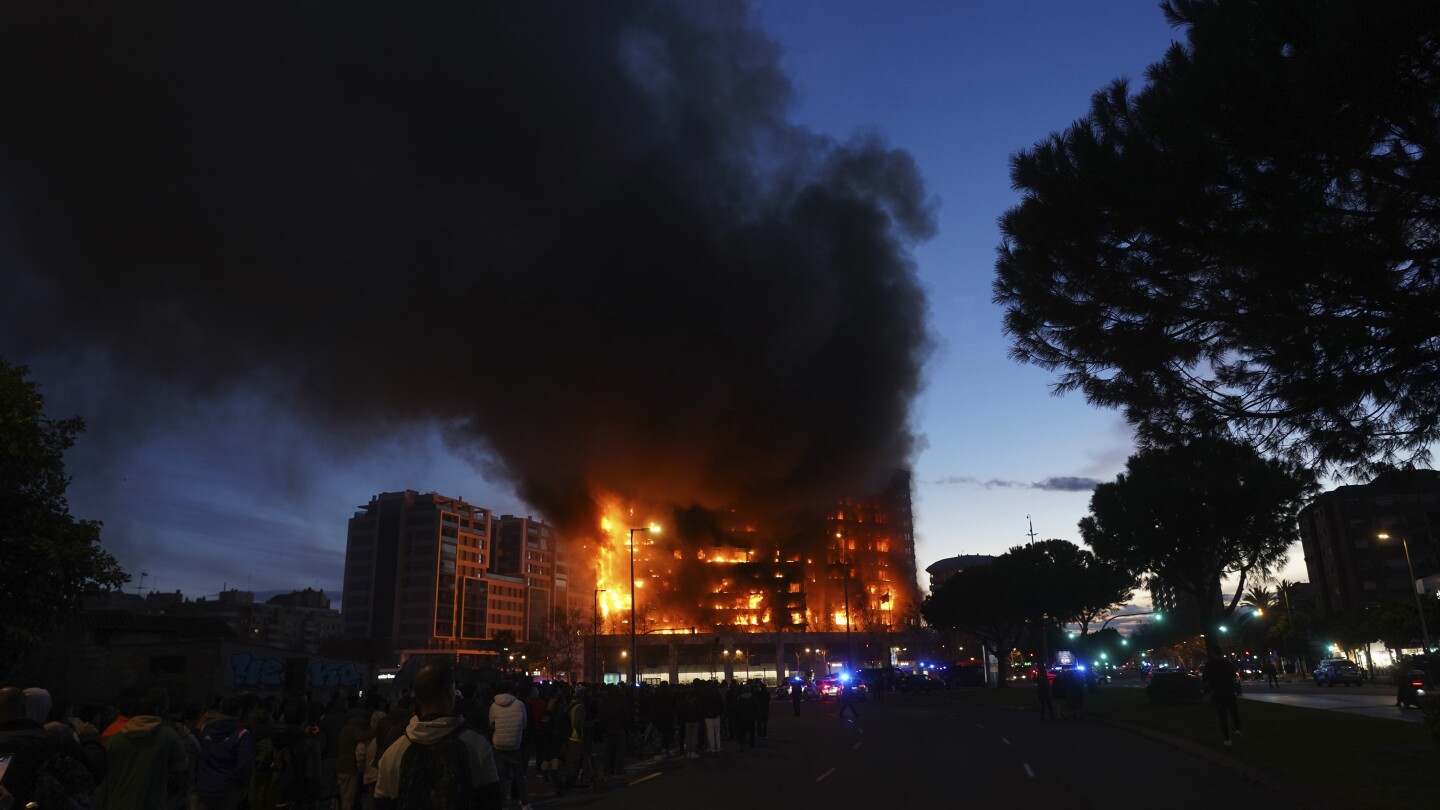 "Deadly Blaze: Valencia Fire Claims Lives in High-Rise Buildings"