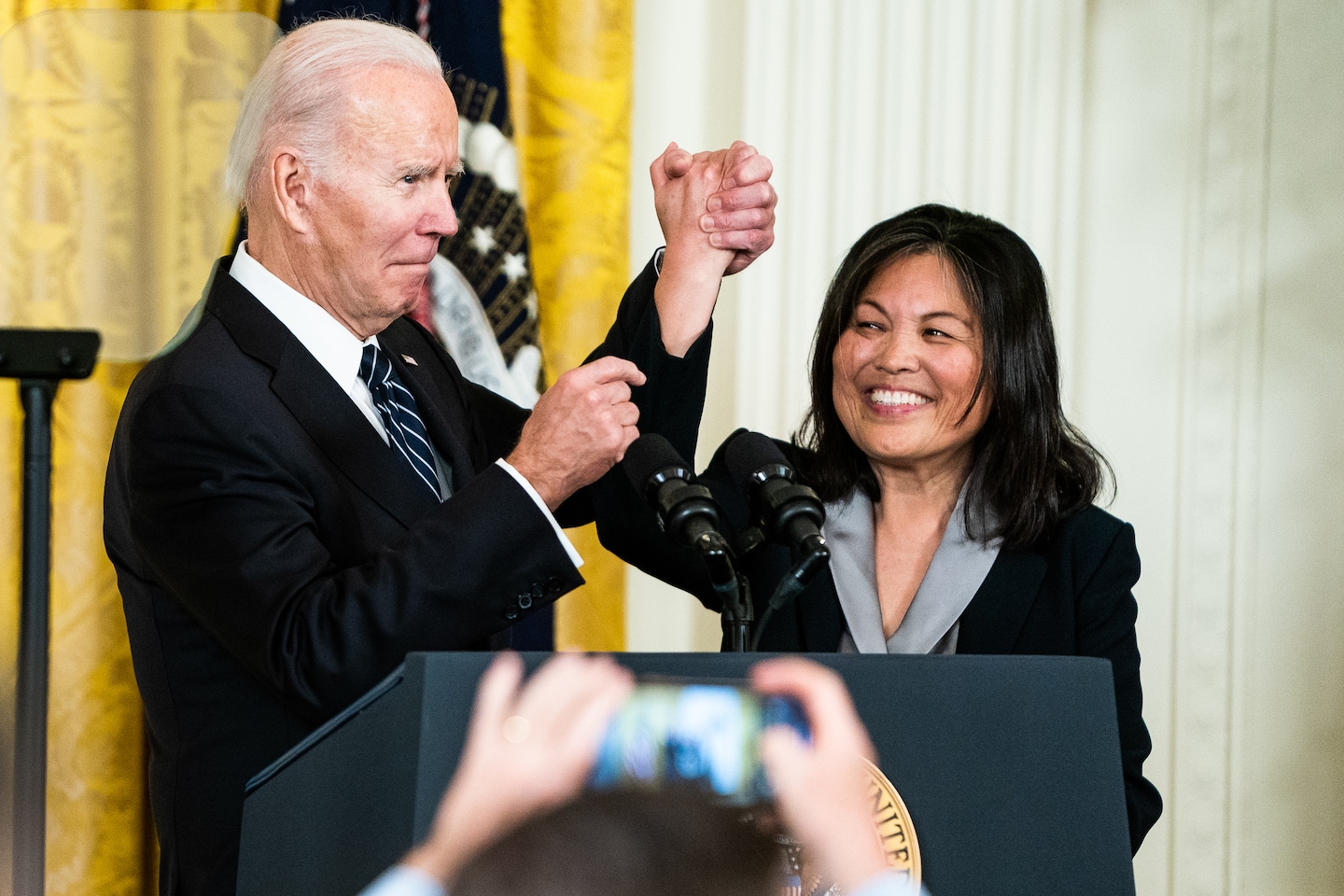 Featured image for Uncertainty looms over Julie Su's nomination for U.S. Labor Secretary.