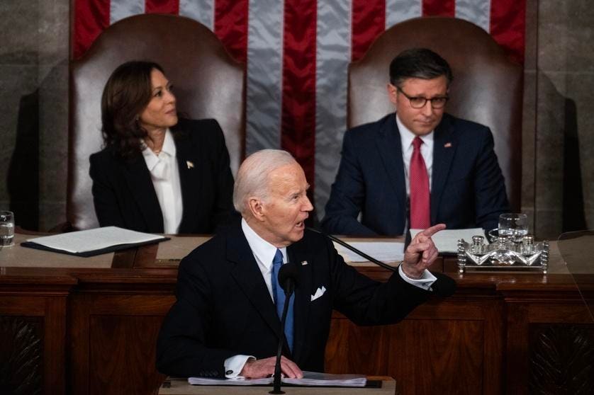 Featured image for "Trump's Unsubstantiated Claims About Biden's State of the Union Behavior Spark Debate Test Demand"