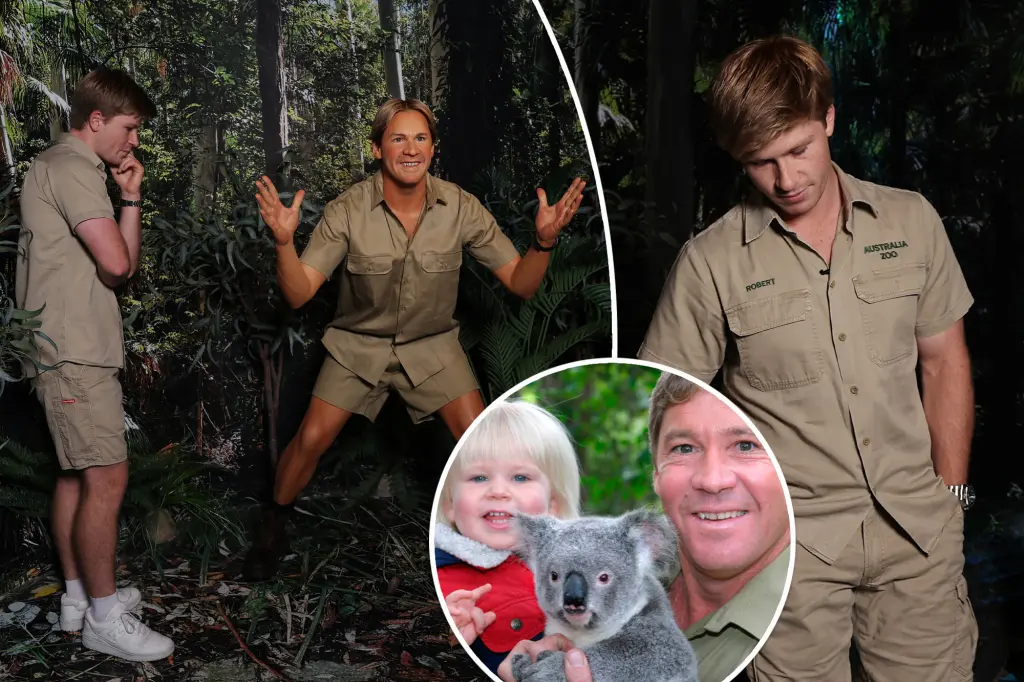 Featured image for Robert Irwin's Emotional Reunion with Steve Irwin's Wax Figure